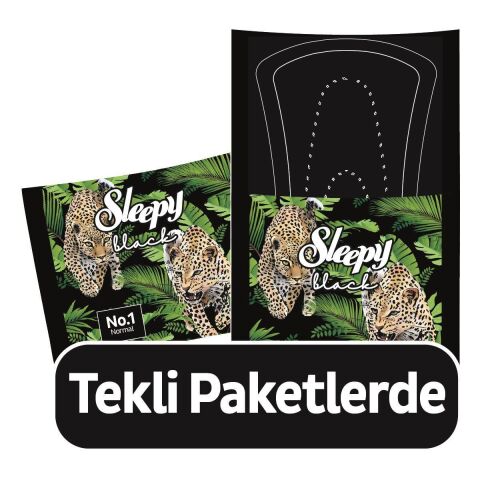 Sleepy 24 AL 21 ÖDE Black Uzun 32 'li Günlük Ped, ROSIE Hediye