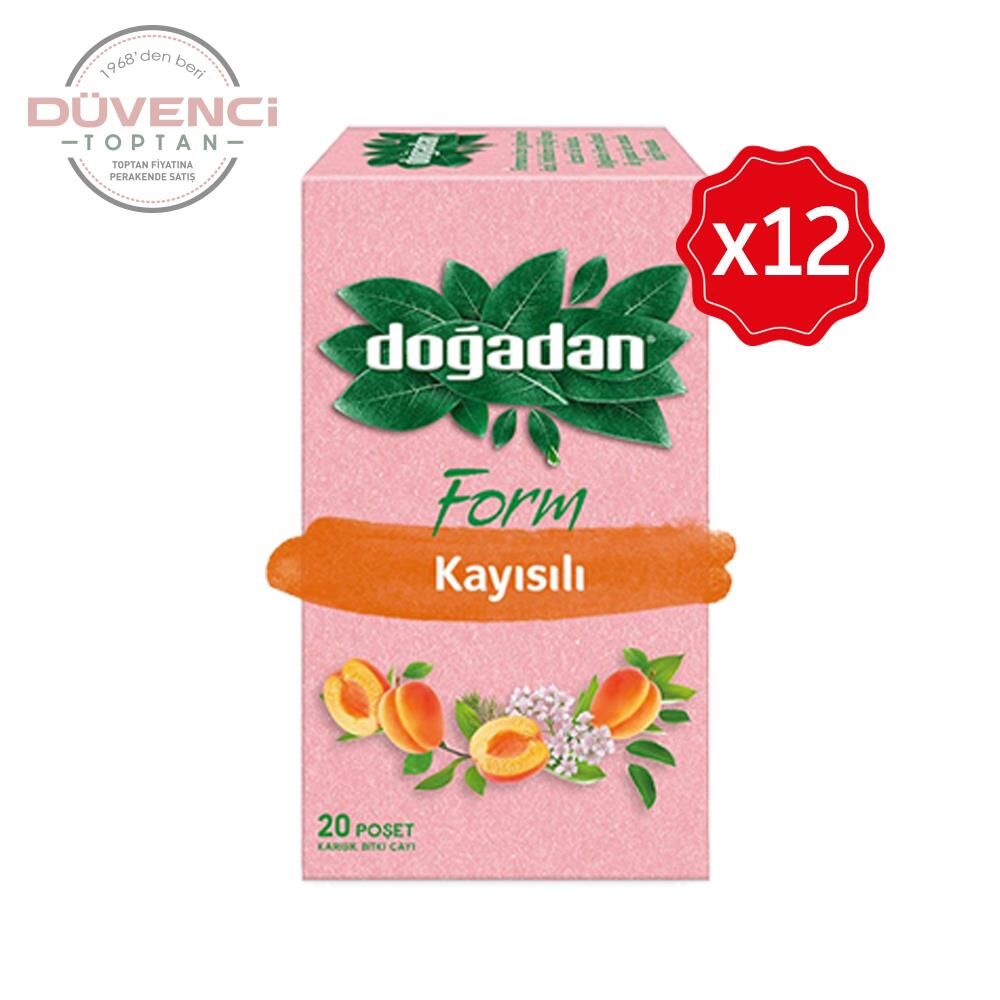 Doğadan Form Çay Kayısılı 20'li x 12 Adet