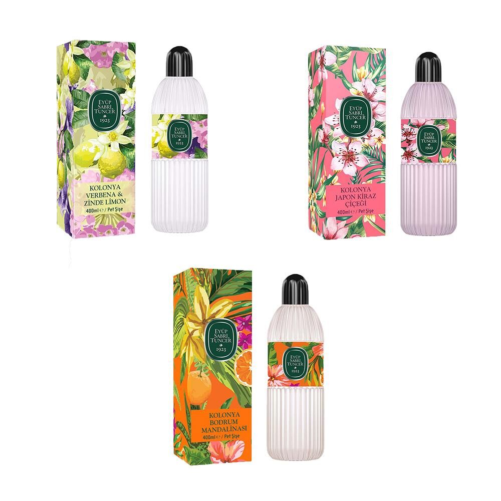 Eyüp Sabri Tuncer Kolonya Bodrum Mandalinası, Verbena & Zinde Limon ve Japon Kiraz Çiçeği