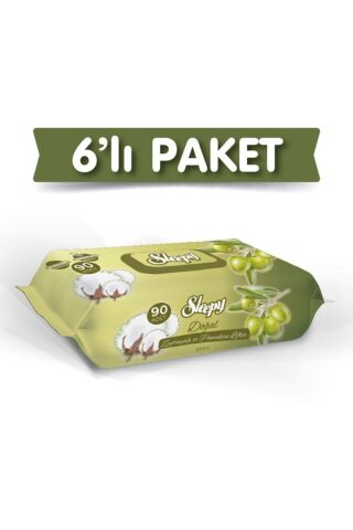 Sleepy Zeytinyağlı Islak Havlu-mendil 90x6 (540 yaprak)