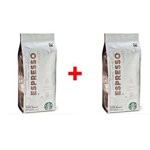 Starbucks Espresso Dark Roast 250 gr Çekirdek Kahve 2 Adet