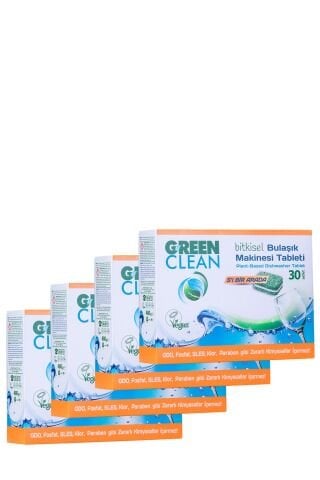 U Green Clean Bulaşık Makinesi Tablet 30'lu x 4 Adet