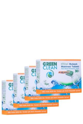 U Green Clean Bulaşık Makinesi Tablet 30'lu x 4 Adet