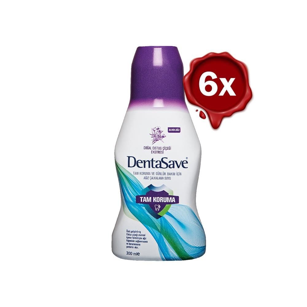Dentasave Cistus Tam Koruma Çalkalama Suyu 300 ml x 6
