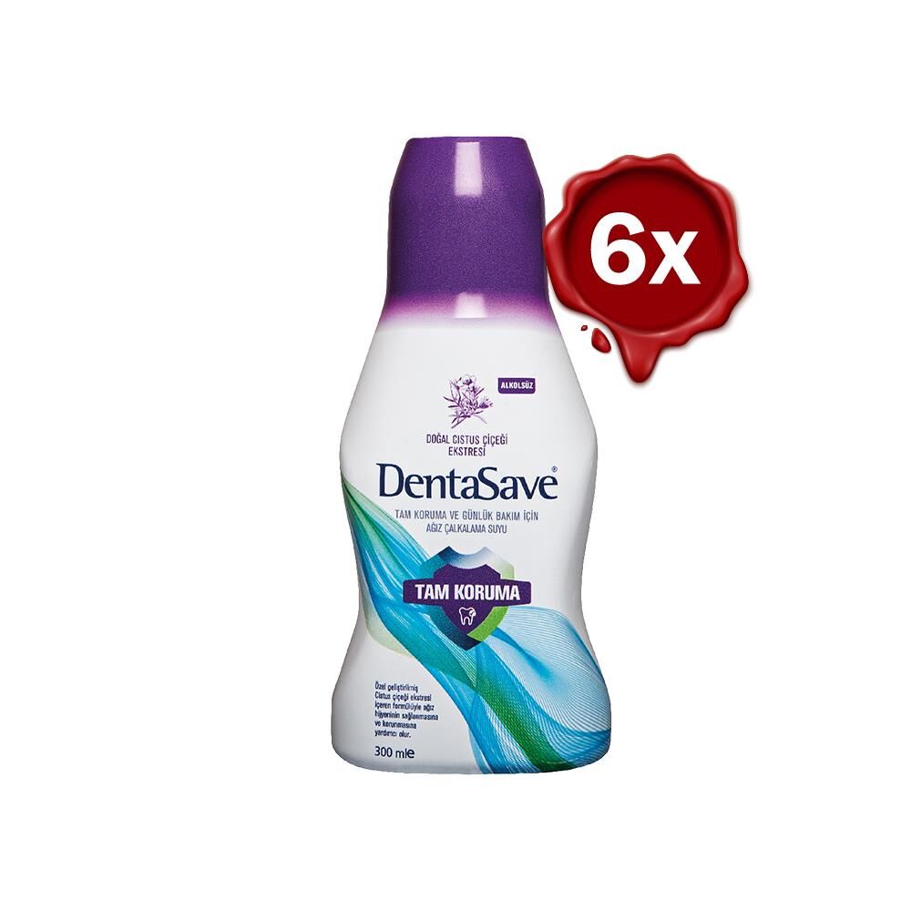 Dentasave Cistus Tam Koruma Çalkalama Suyu 300 ml x 6
