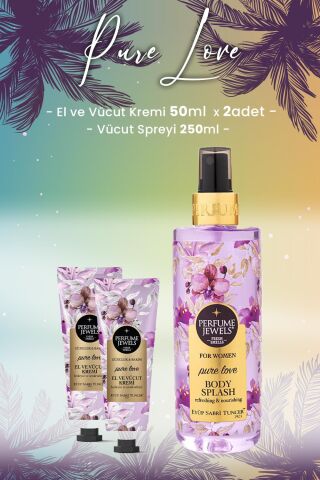 Eyüp Sabri Tuncer  Pure Love Vücut Spreyi 250 ml ve Krem 50 ml x 2 Adet