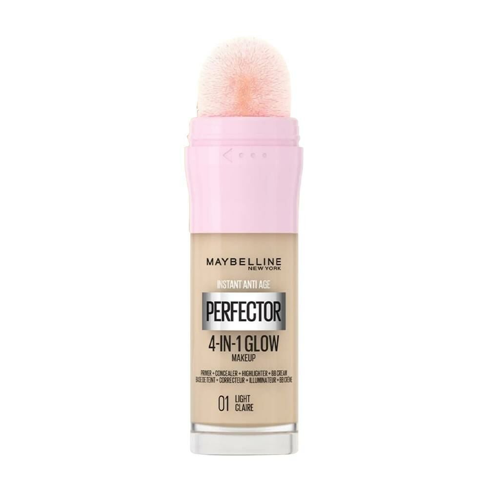 Maybelline New York Perfector Glow 4 Etki 1 Arada 01 Light