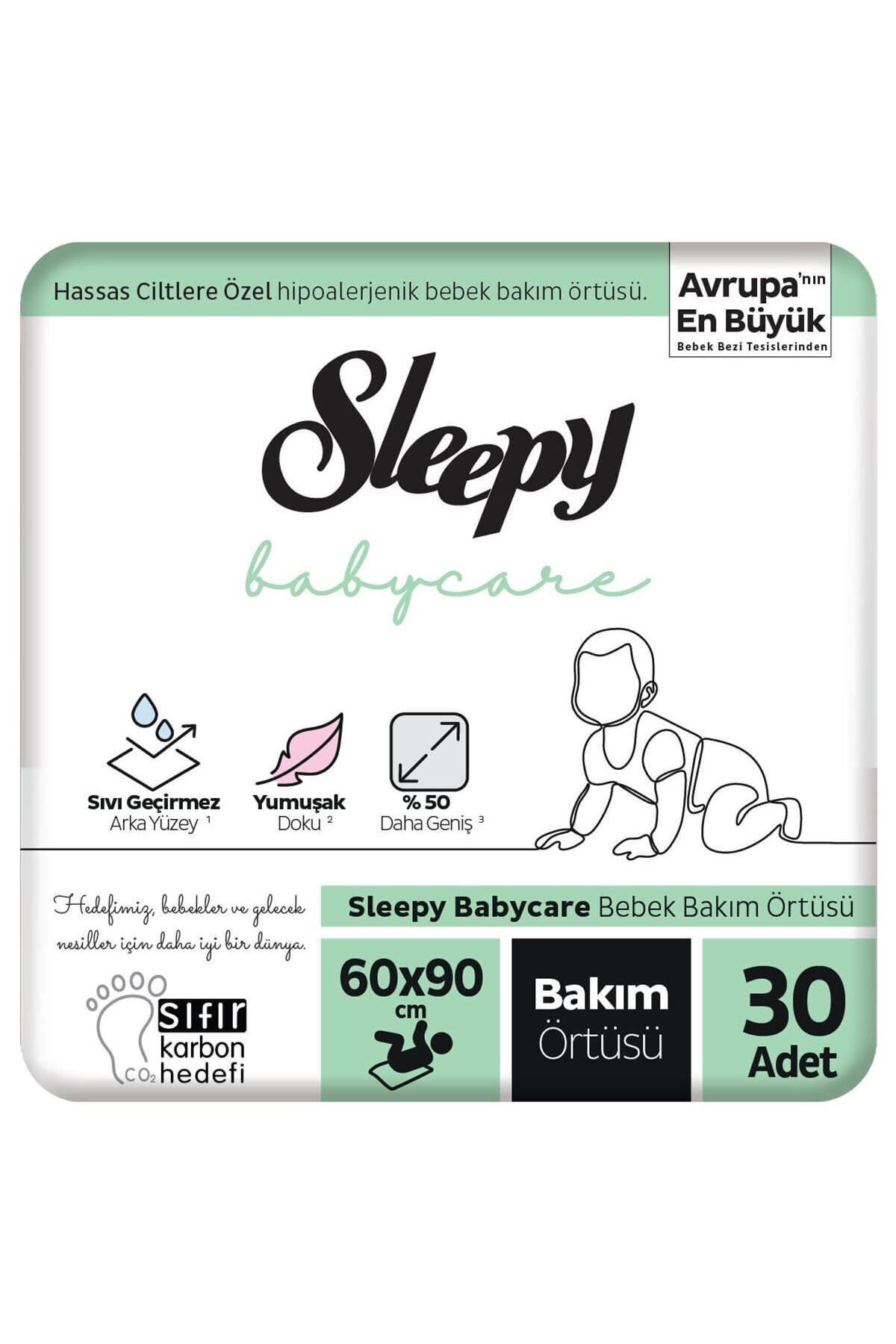Sleepy Babycare Bebek Bakım Örtüsü 10'lu x 3 Adet