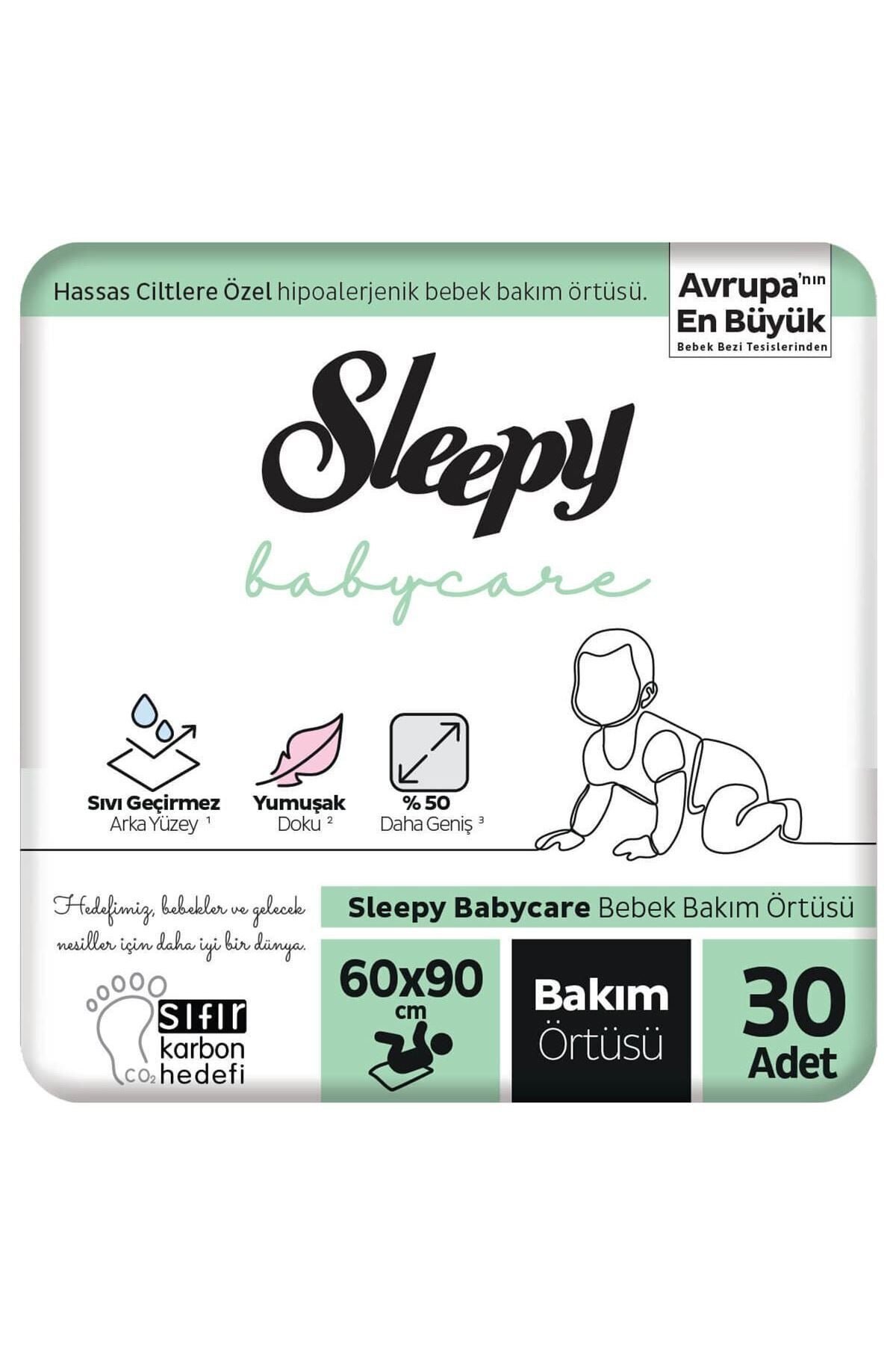 Sleepy Babycare Bebek Bakım Örtüsü 10'lu x 3 Adet