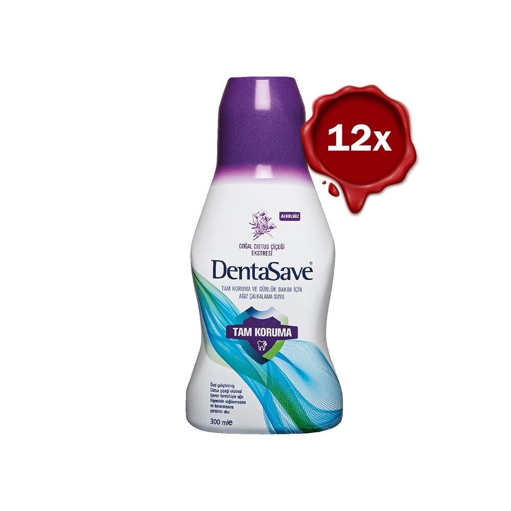 Dentasave Cistus Tam Koruma Çalkalama Suyu 300 ml x 12