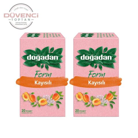 Doğadan Form Çay Kayısılı 20'li x 2 Adet