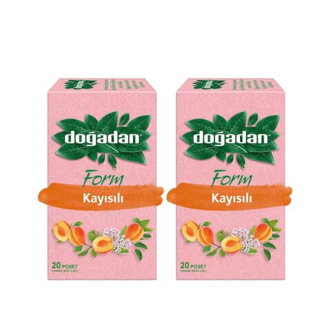 Doğadan Form Çay Kayısılı 20'li x 2 Adet