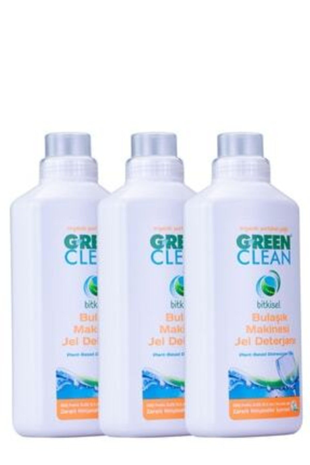 Green Clean 1lt 3lü Bulaşık Makinesi Jel Deterjan