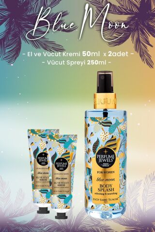 Eyüp Sabri Tuncer Blue Moon Vücut Spreyi 250 ml ve Krem 50 ml x 2 Adet