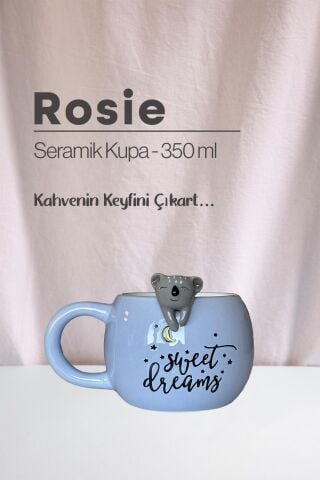 Koala ve Panda Figürlü Seramik Kupa 350 ml