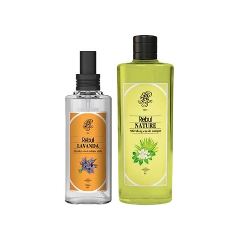 Rebul Lavanda Lavanta Kolonyası 100 ML ve Nature Kolonya 270 ml