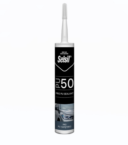 Selsil PU 50 Pro Mastik 280 ml - Siyah Renk