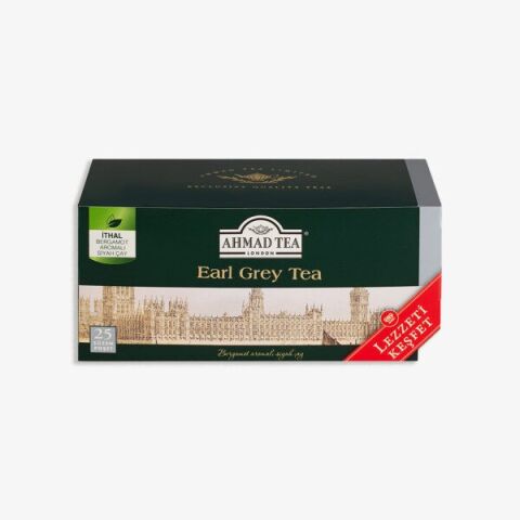 Earl Grey 25'li Bardak Poşet Çay 50 G, 7 paket ve Rakun Kupa