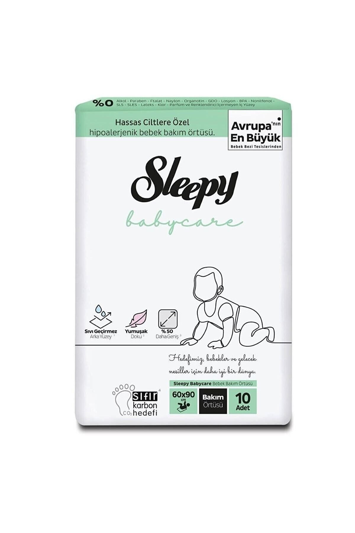 Sleepy Babycare Bebek Bakım Örtüsü 10 Adet 60 x 90 cm