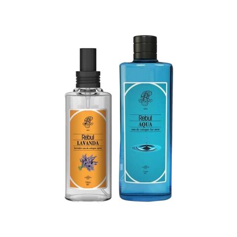 Rebul Lavanda Lavanta Kolonyası 100 ML ve Aqua Kolonya 270 ml