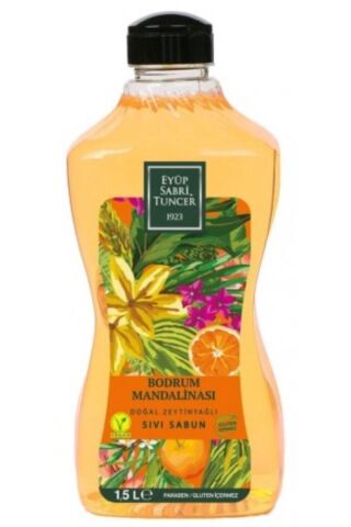 Eyüp Sabri Tuncer Doğal Zeytinyağlı Sıvı Sabun Okyanus Ve Bodrum Mandalinası 1500 Ml