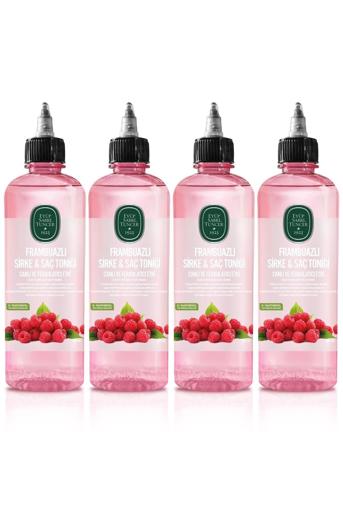 Eyüp Sabri Tuncer Frambuazlı Sirke & Saç Toniği 500 ml x 4