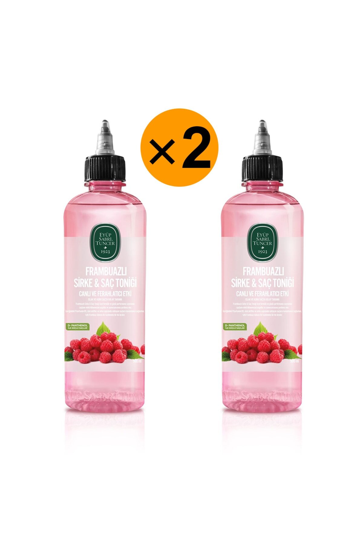 Eyüp Sabri Tuncer Frambuazlı Sirke & Saç Toniği 500 ml x 2
