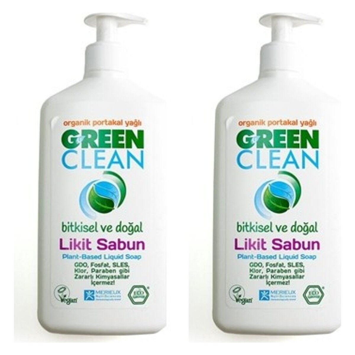 Green Clean Bitkisel Likit Sabun Portakal Yağlı 500 ml