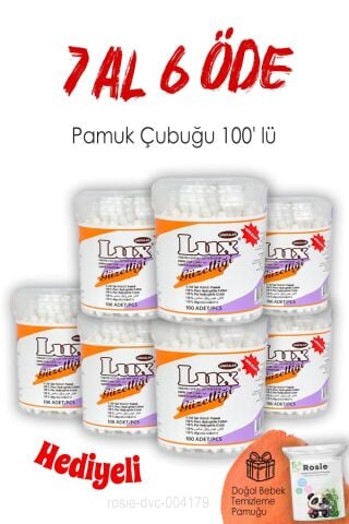Lux Pamuk Çubuğu 100' lü 7 AL 6 ÖDE ve ROSIE