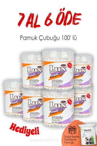 Lux Pamuk Çubuğu 100' lü 7 AL 6 ÖDE ve ROSIE