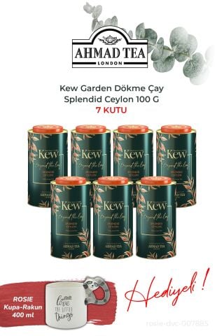 100 G Kew Garden Splendid Ceylon 7 kutu ve Rakun Kupa