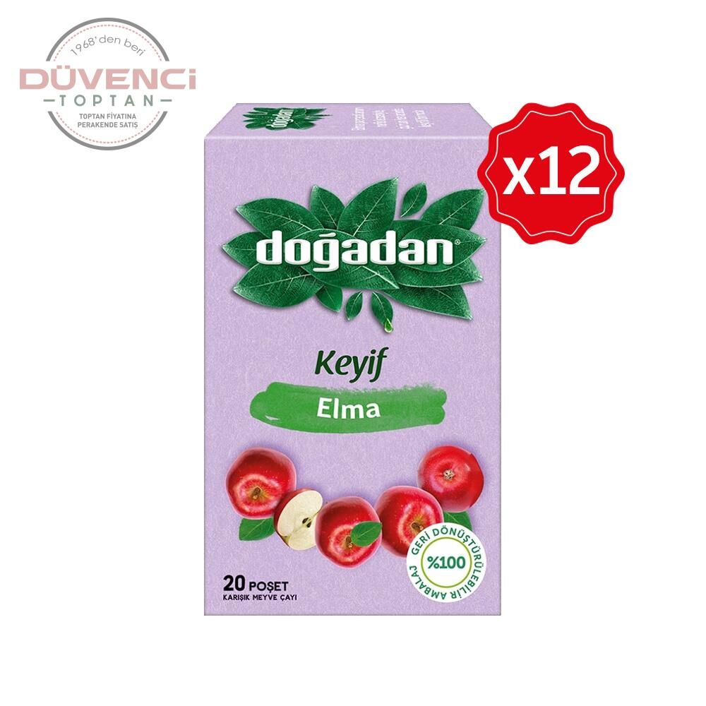 Doğadan Elma Çayı 20'li x 12 Adet