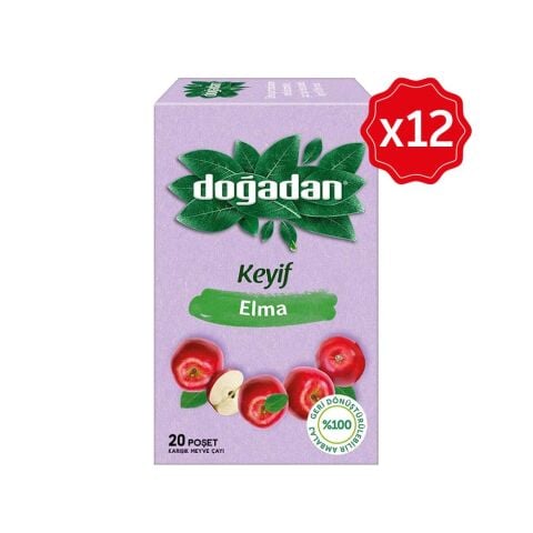 Doğadan Elma Çayı 20'li x 12 Adet