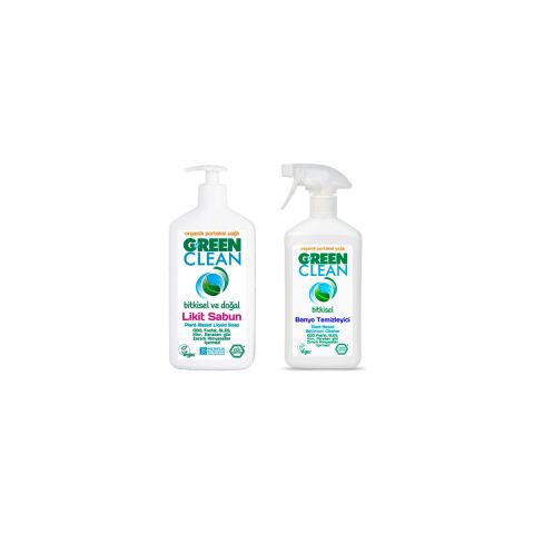 Green Clean U Green Banyo Temizleyici Ve Likit Sabun Set 500 Ml