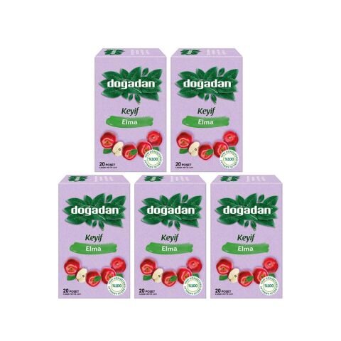 Doğadan Elma Çayı 20'li x 5 Adet