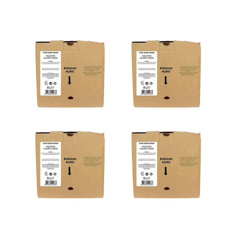Eyüp Sabri Tuncer Klasik Limon Kolonyası 5 Lt (Dökme Paket) x 4
