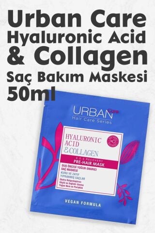 Urban Care Hyaluronic & Collagen Saç Maskesi 50 ml