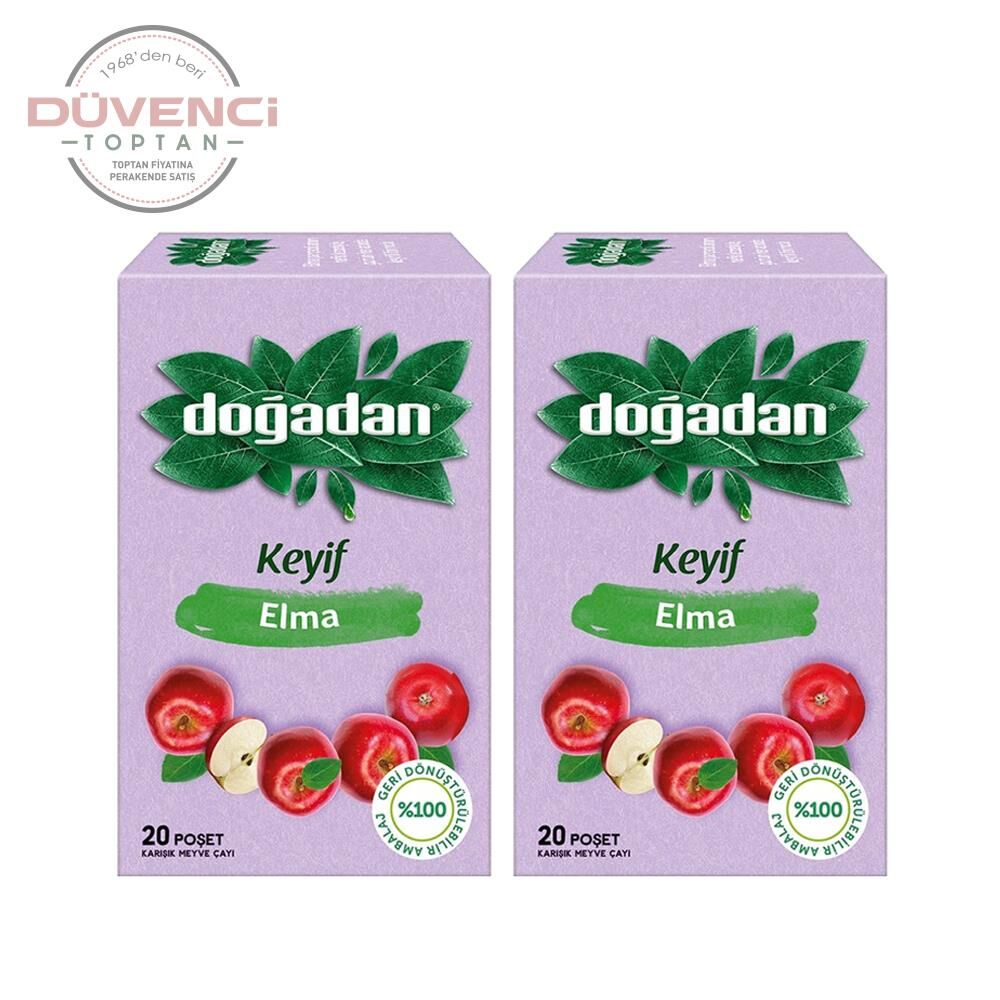 Doğadan Elma Çayı 20'li x 2 Adet