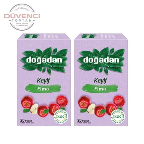 Doğadan Elma Çayı 20'li x 2 Adet