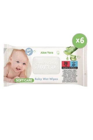 Baby Turco Softcare Aloe Vera Islak Bebek Havlusu 6 X 90 Yaprak