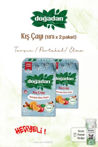 Doğadan Kış Poşet Çay 18'li x2 ve Rosie