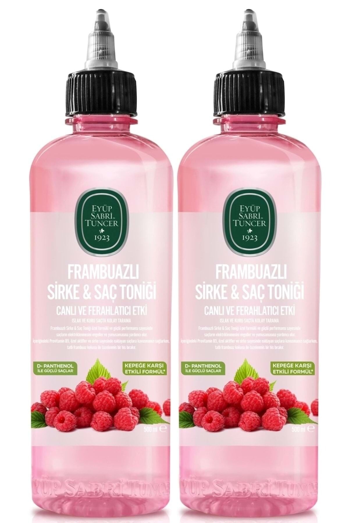 Eyüp Sabri Tuncer Frambuazlı Sirke & Saç Toniği 500 ml x 2