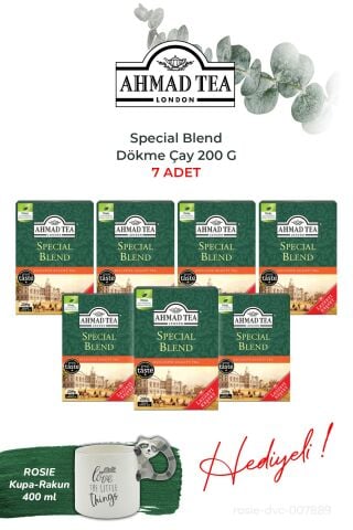 Special Blend 200 G Dökme Çay 7 paket ve Rakun Kupa