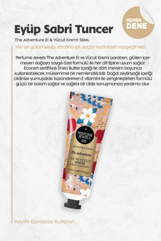 3 Adet Eyüp Sabri Tuncer The Adventure El Kremi 50 ml ve ROSIE Pamuk