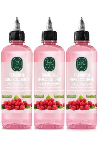 Frambuazlı Sirke & Saç Toniği 500 ml x 3