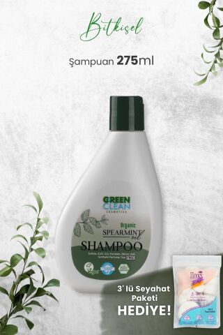 Green Clean Şampuan Spearmint 275 ml ve Hediyeli