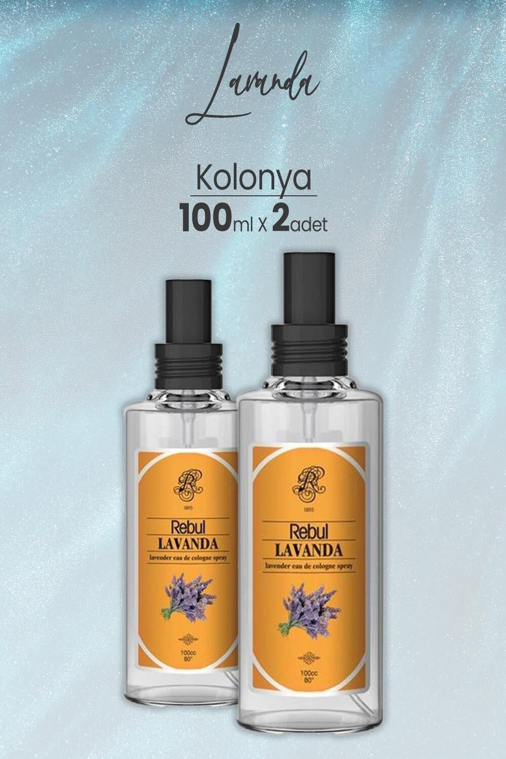 Rebul Lavanda  Lavanta Kolonyası 100 ML x 2 Adet