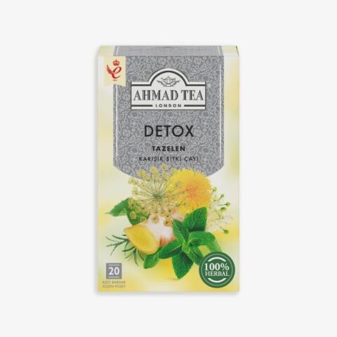 Detox Tea 20’li Poşet Çay 7 paket ve Rakun Kupa