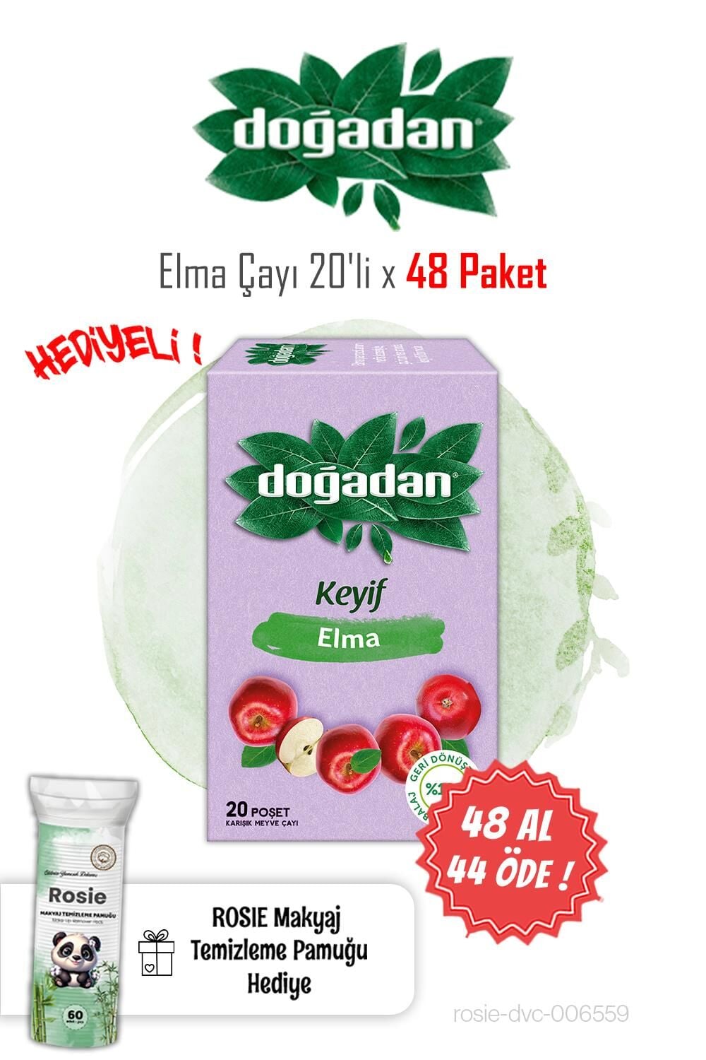 Elma Çayı Doğadan 20'li 48 AL 44 ÖDE ve ROSIE