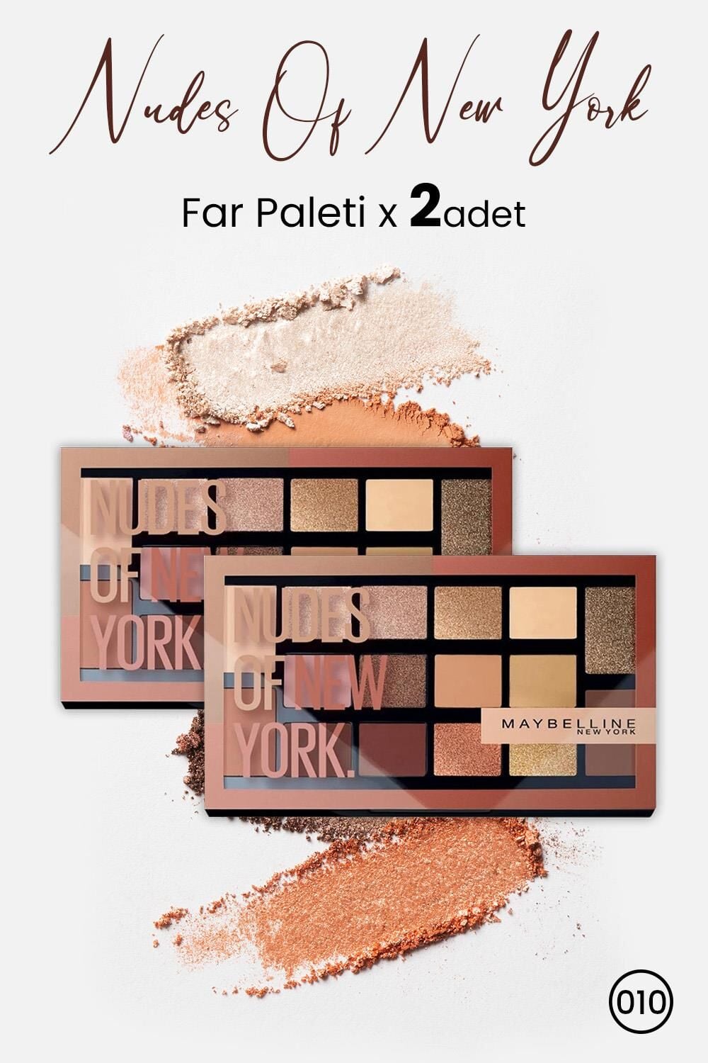 Maybelline Nudes Of New York 010 Far Paleti x 2 Adet
